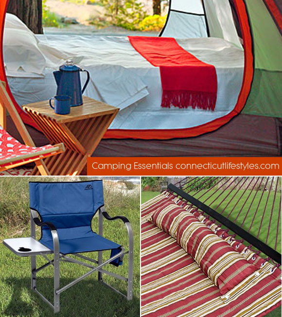 glamping essentials, glamorous camping