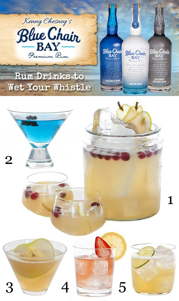 Kenny Chesney's Blue Chair Bay Rum Drink Recipes To Wet Your Whistle