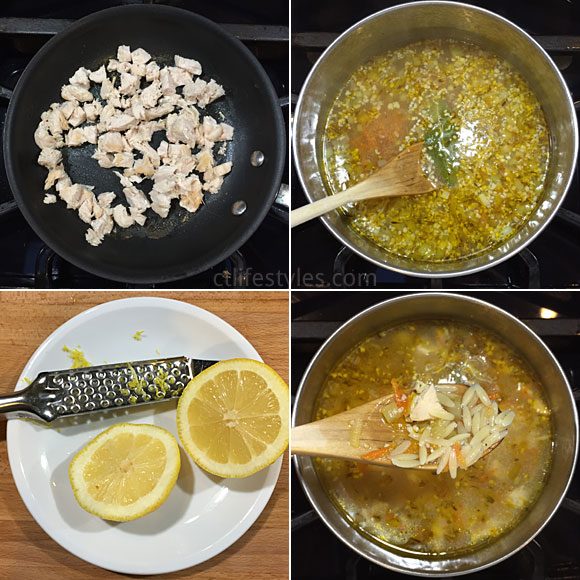 Homemade Lemon Chicken Orzo Soup Recipe