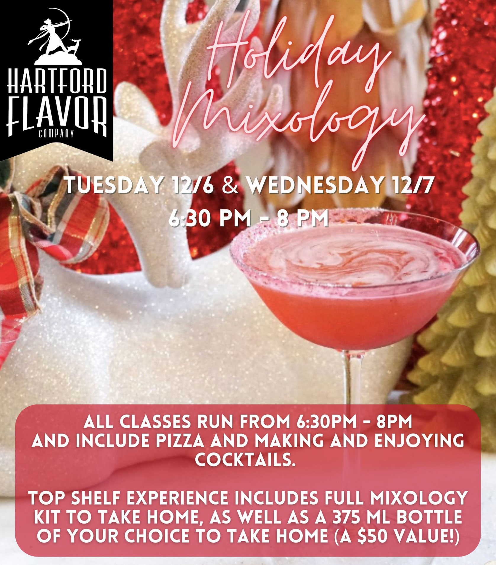 Hartford Flavor's Mixology Classes