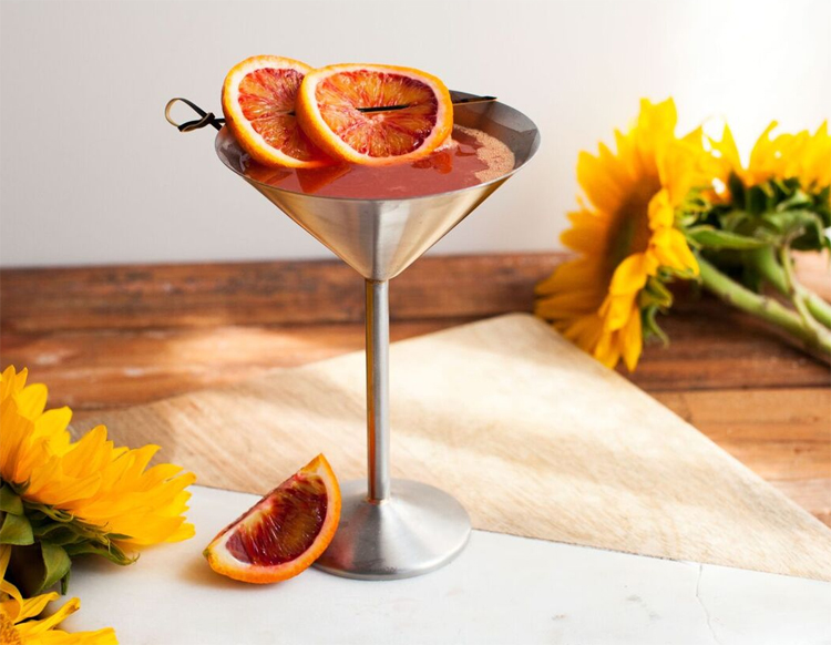 Holiday Train Blood Orange Cocktail Recipe