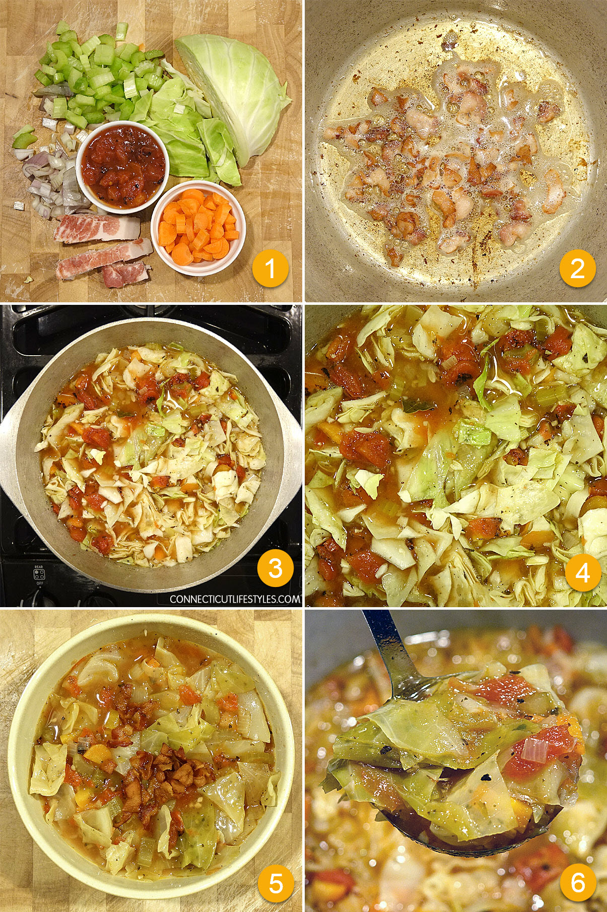 Hearty Cabbage Soup Recipe Step-by-Step Cooking Instructions