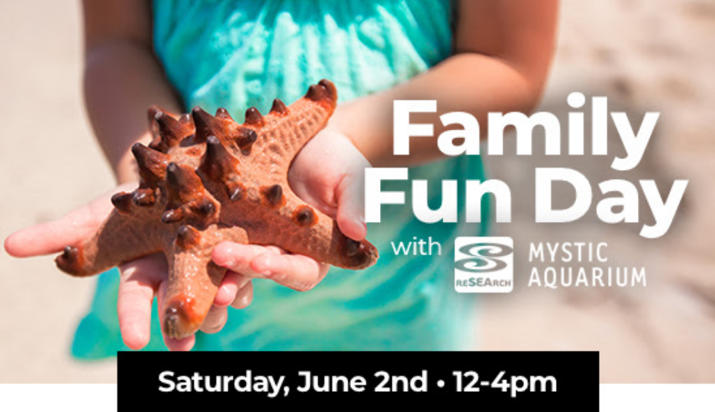 Join Tanger Outlets and The Mystic Aquarium on Saturday, June 2nd from 12-4PM near Sketchers. See a LIVE horseshoe crab and other invertebrates. Find more about where they live and how the environment affects how animals live and flourish. Also, enter for a chance to win an Aquarium VIP Membership package for a family of 4.