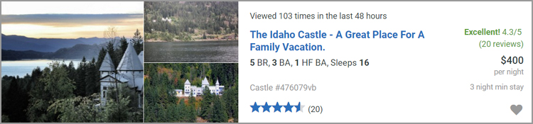 Rent a Castle HomeAway.com