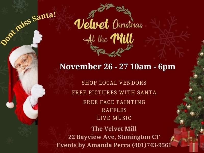 Annual Christmas Shopping Event at The Velvet Mill (Stonington)