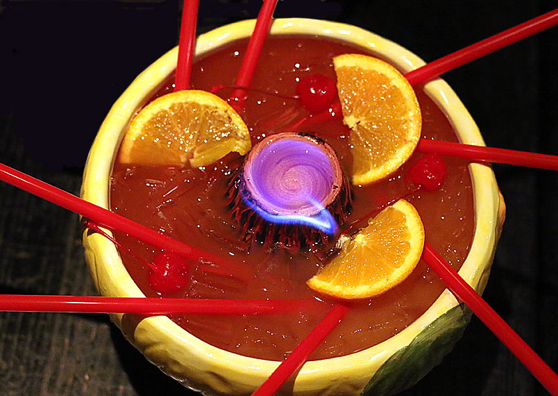 Red Lantern Foxwoods Shareable Volcano Cocktails