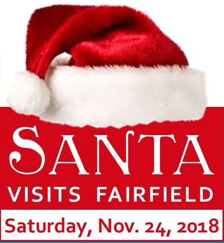 Santa's Arrival in Fairfield