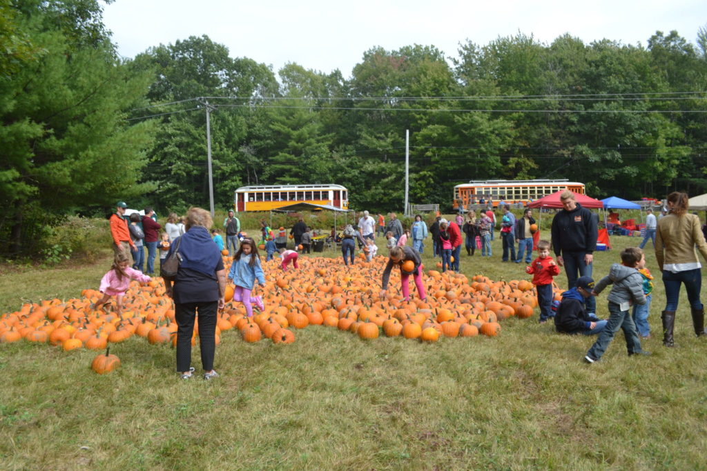 Pumpkin Patch Trolley and Fall Festival at The Shore Line Trolley Museum