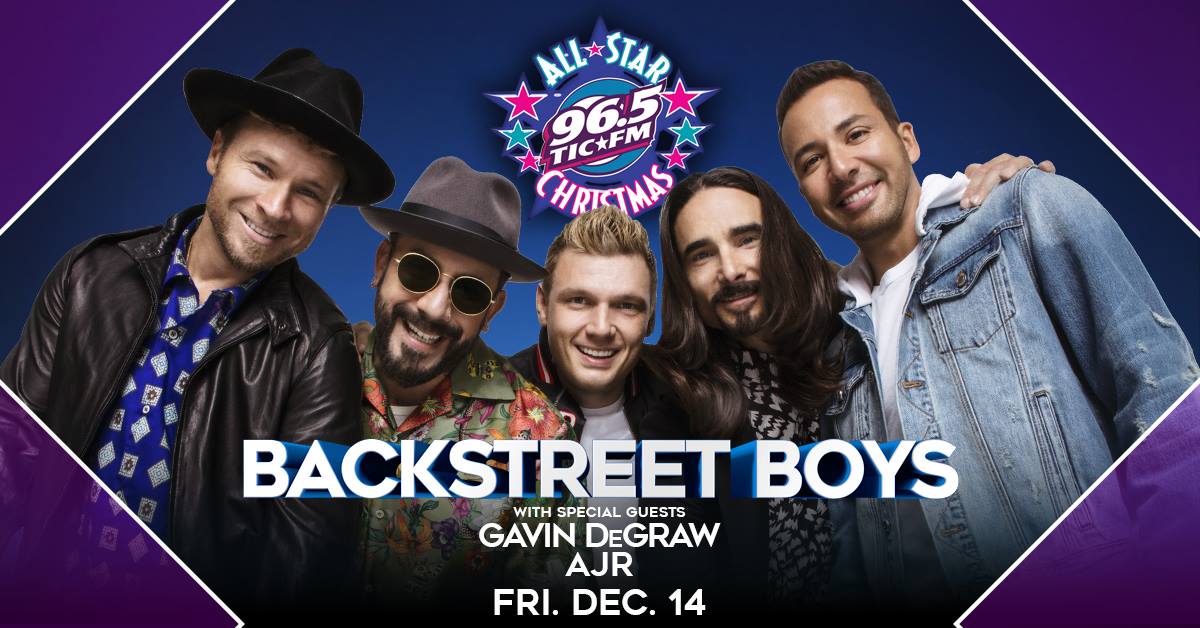 96.5 All Star Christmas - Backstreet Boys at Mohegan Sun Casino