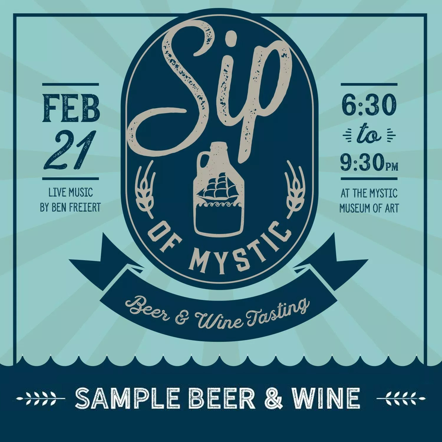 The First Annual Sip of Mystic at the Mystic Museum of Art