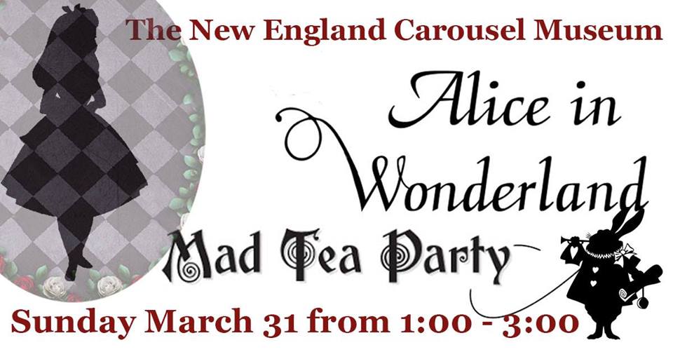Alice in Wonderland Mad Tea Party at The New England Carousel Museum