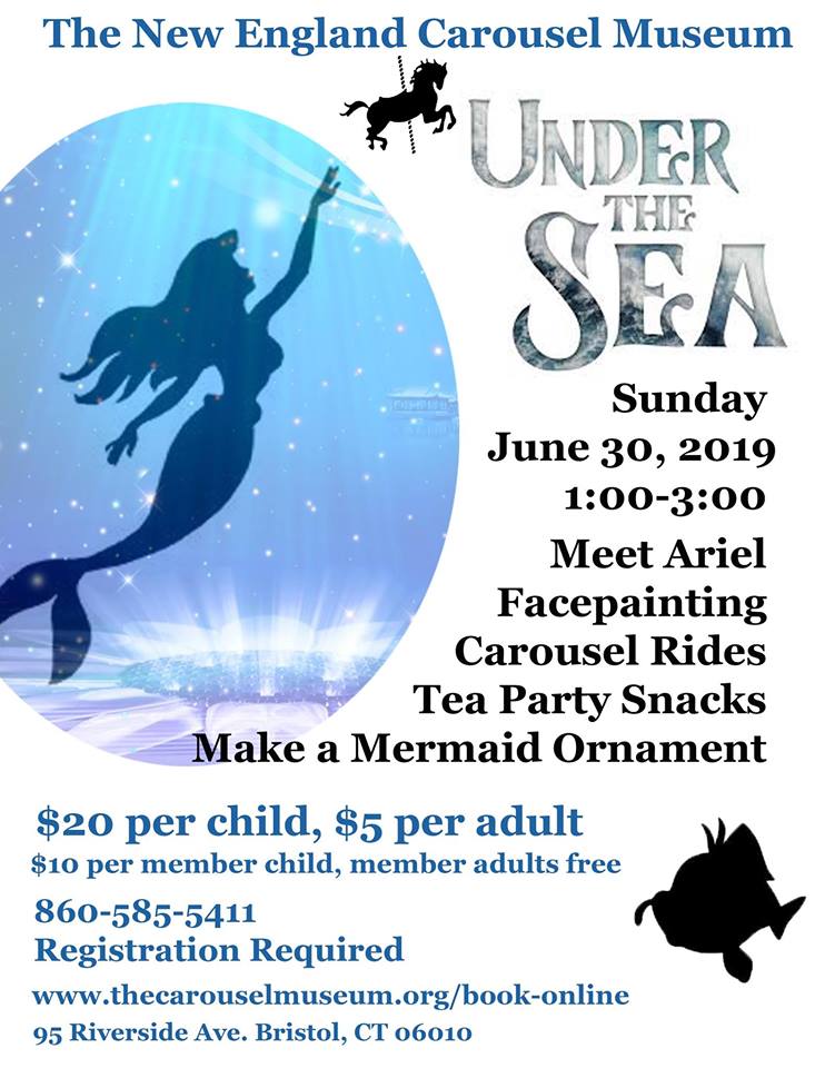 Under the Sea Party with Ariel at The New England Carousel Museum
