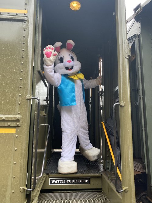 Easter Bunny Express at the Railroad Museum of New England