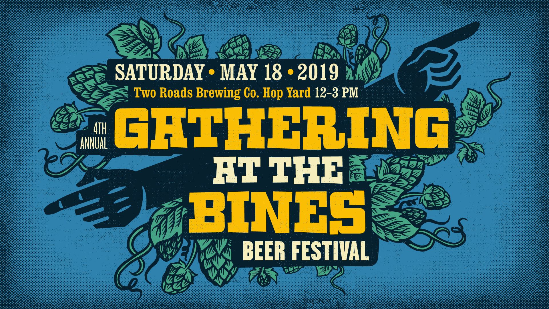 Gathering at the Bines at Two Roads Brewing Company
