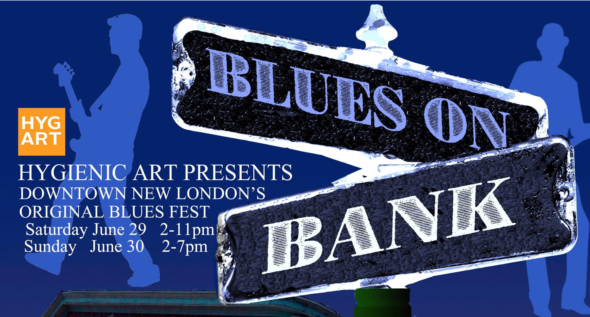 Hygienic Art Blues on Bank in New London