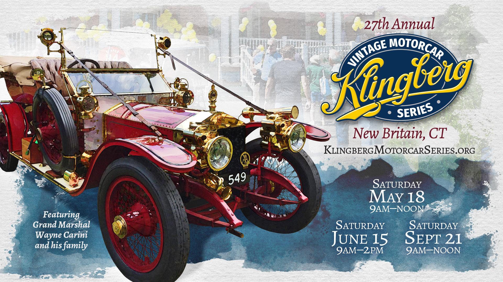 Klingberg Family Centers Vintage Motorcar Series Shows
