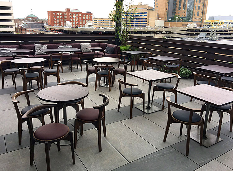 High George Rooftop Bar and Restaurant Open at The Blake Hotel New Haven