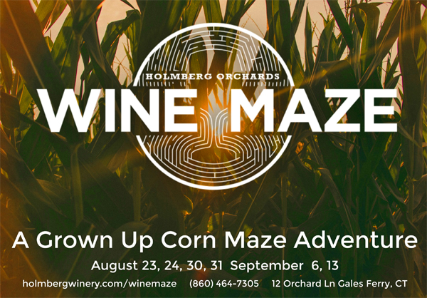 Holmberg Orchards Find the Wine: A Grown-Up Corn Maze Adventure