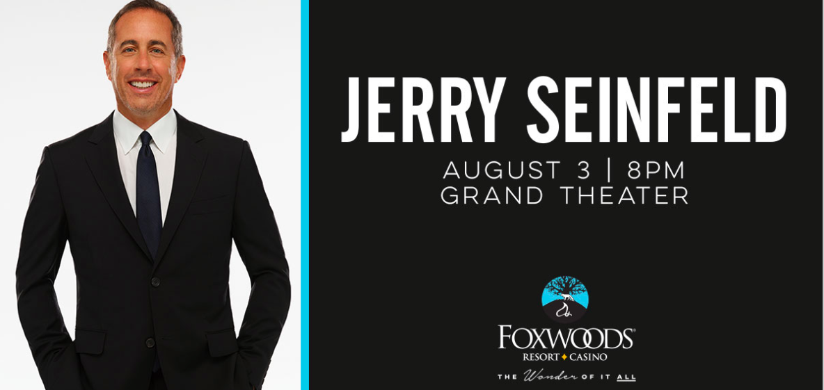 Jerry Seinfeld at the Grand Theater Foxwoods Resort and Casino