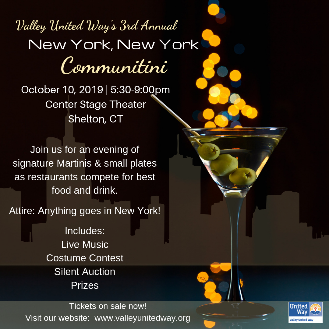 Annual Communitini at Center Stage Theater Shelton