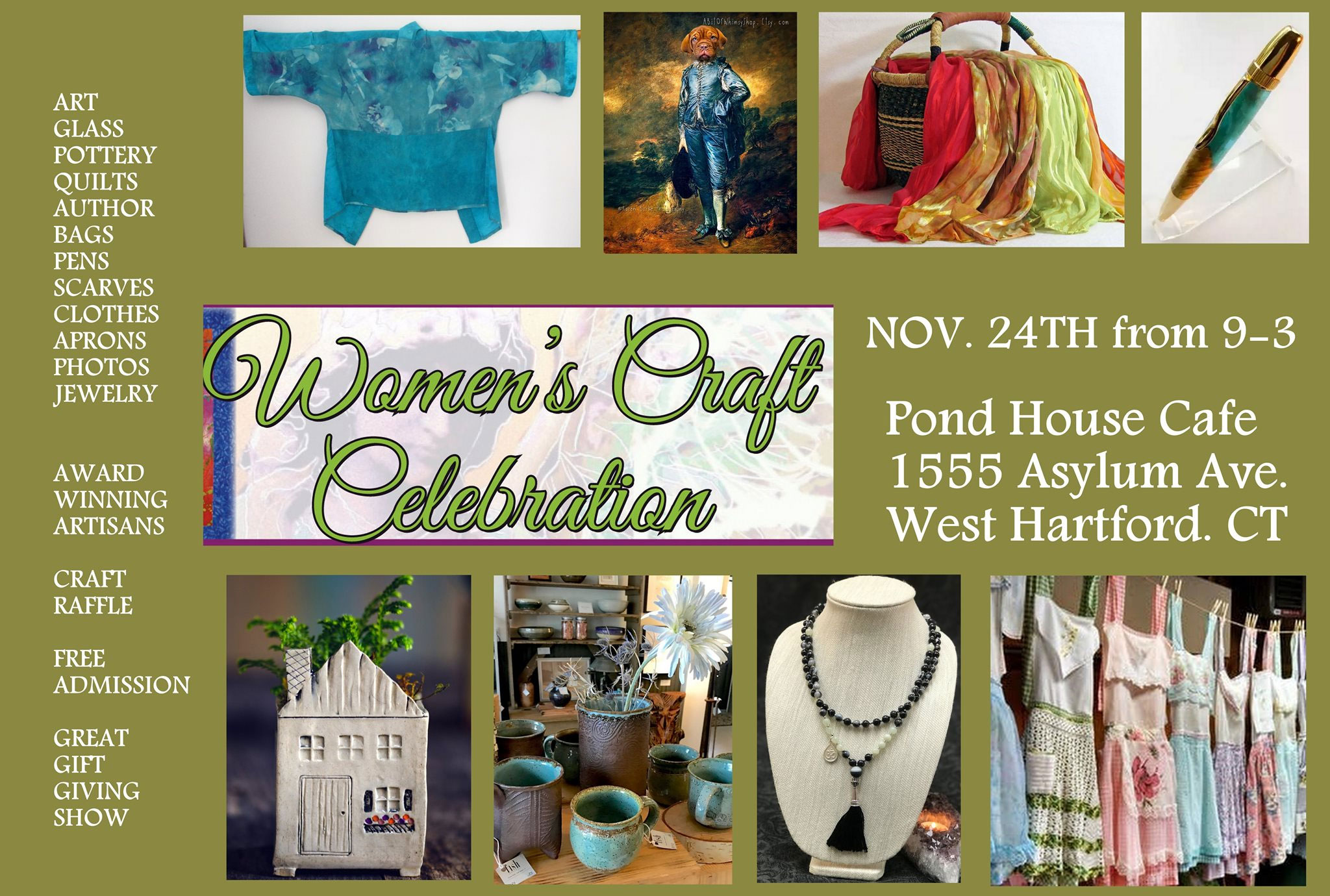 Womens Craft Celebration at Pond House Cafe (West Hartford)