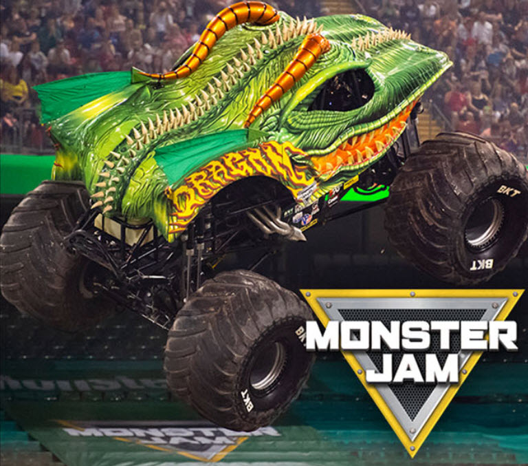Monster Jam at the Webster Arena