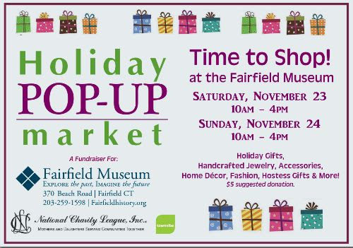Holiday Pop-Up Market at Fairfield Museum