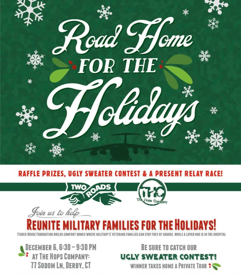 Annual “Road Home for the Holidays" at The Hops Company