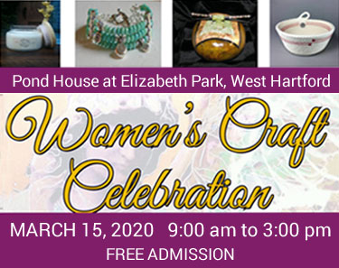 The 5th Annual "It’s Almost Spring Women’s Craft Celebration" will be held at the Pond House Café in West Hartford, on March 15th, 2020 from 9 a.m. to 3 p.m.