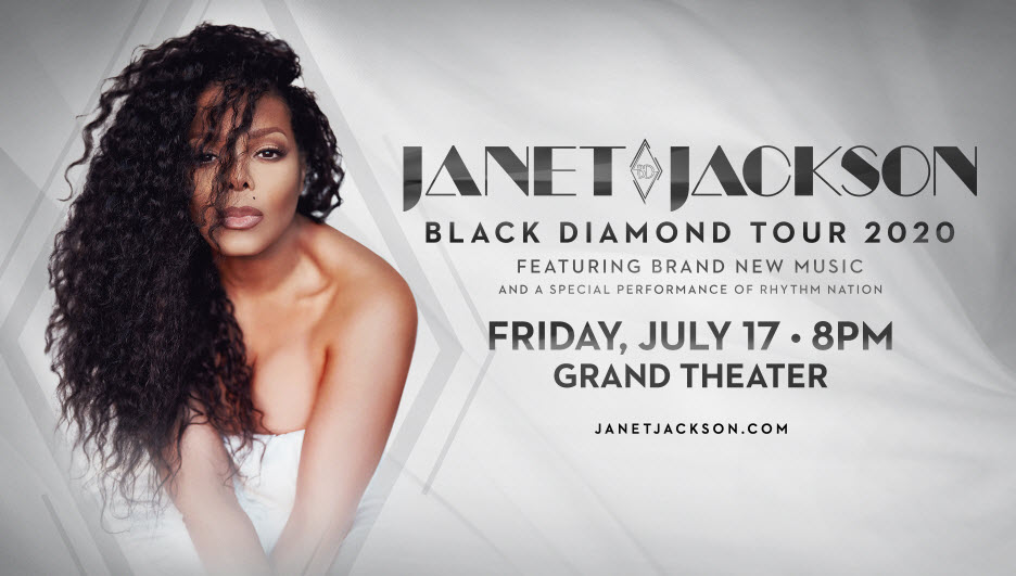 Janet Jackson's Black Diamond Tour Comes to Foxwoods!