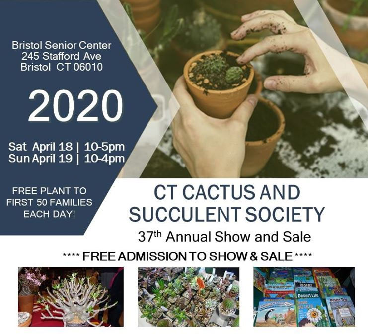 Annual Connecticut Cactus and Succulent Society Show and Sale