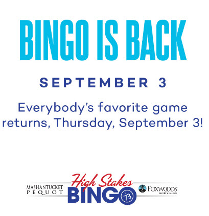 Foxwoods Reopens Bingo September 3rd