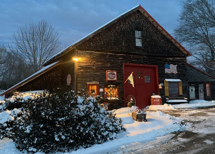 The Christmas Barn in Woodstock