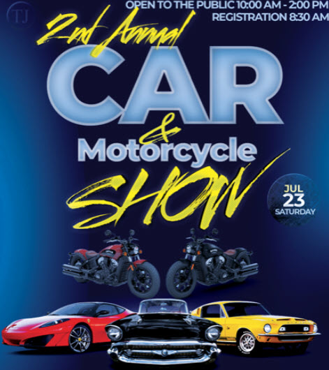 Car and Motorcycle Show at Hilltop Farm