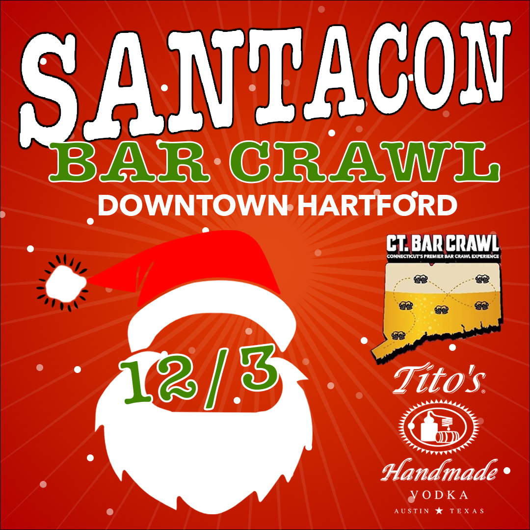 Annual Santacon Holiday Bar Crawl (Downtown Hartford)