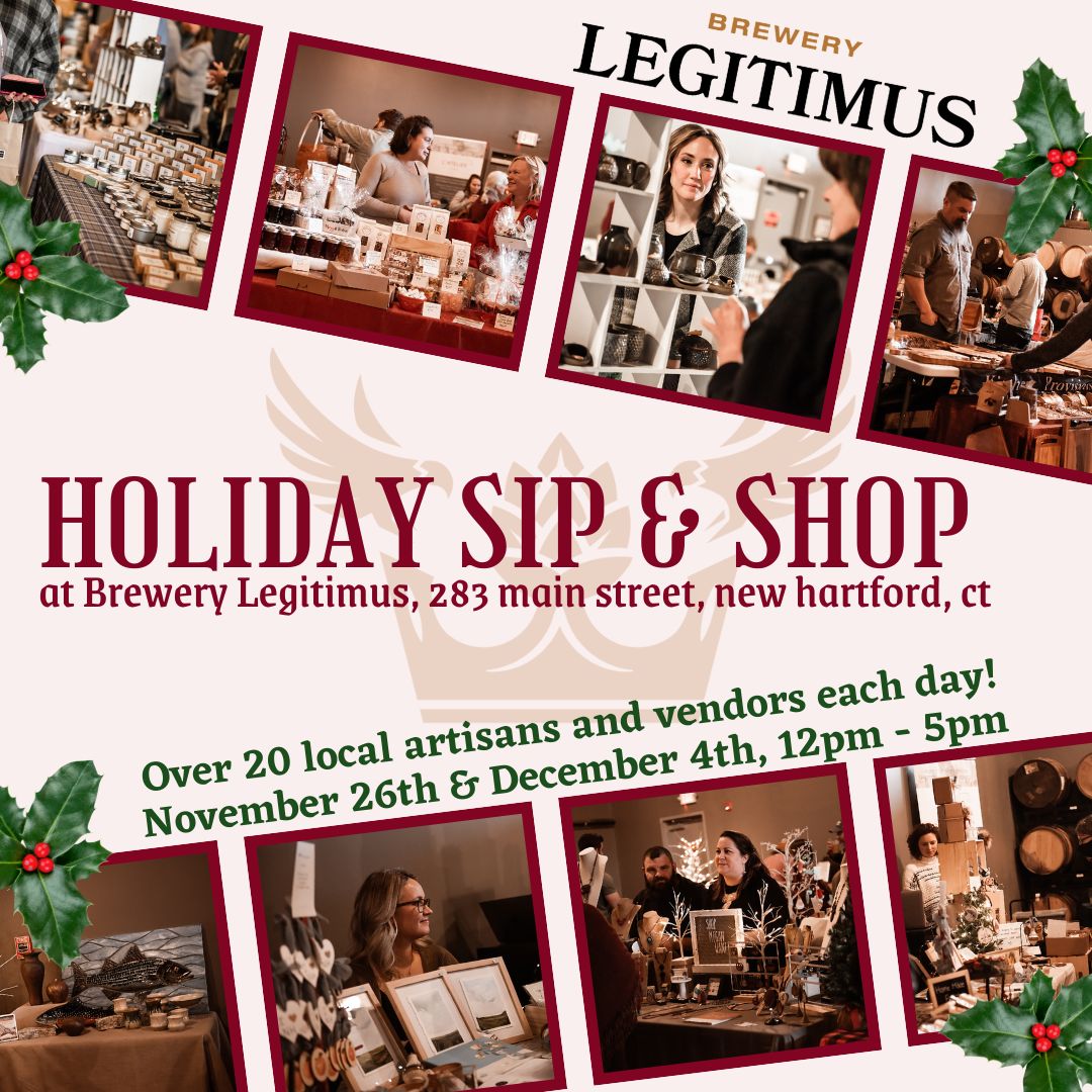 Holiday Sip and Shop at Brewery Legitimus