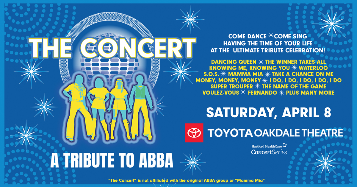 A Tribute To ABBA Concert at the Oakdale Theatre Wallingford