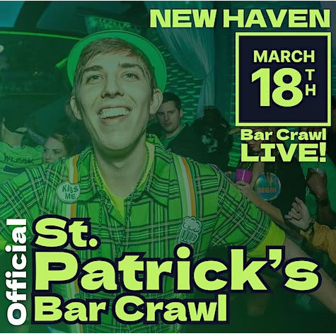 St. Patrick's Bar Crawl in New Haven