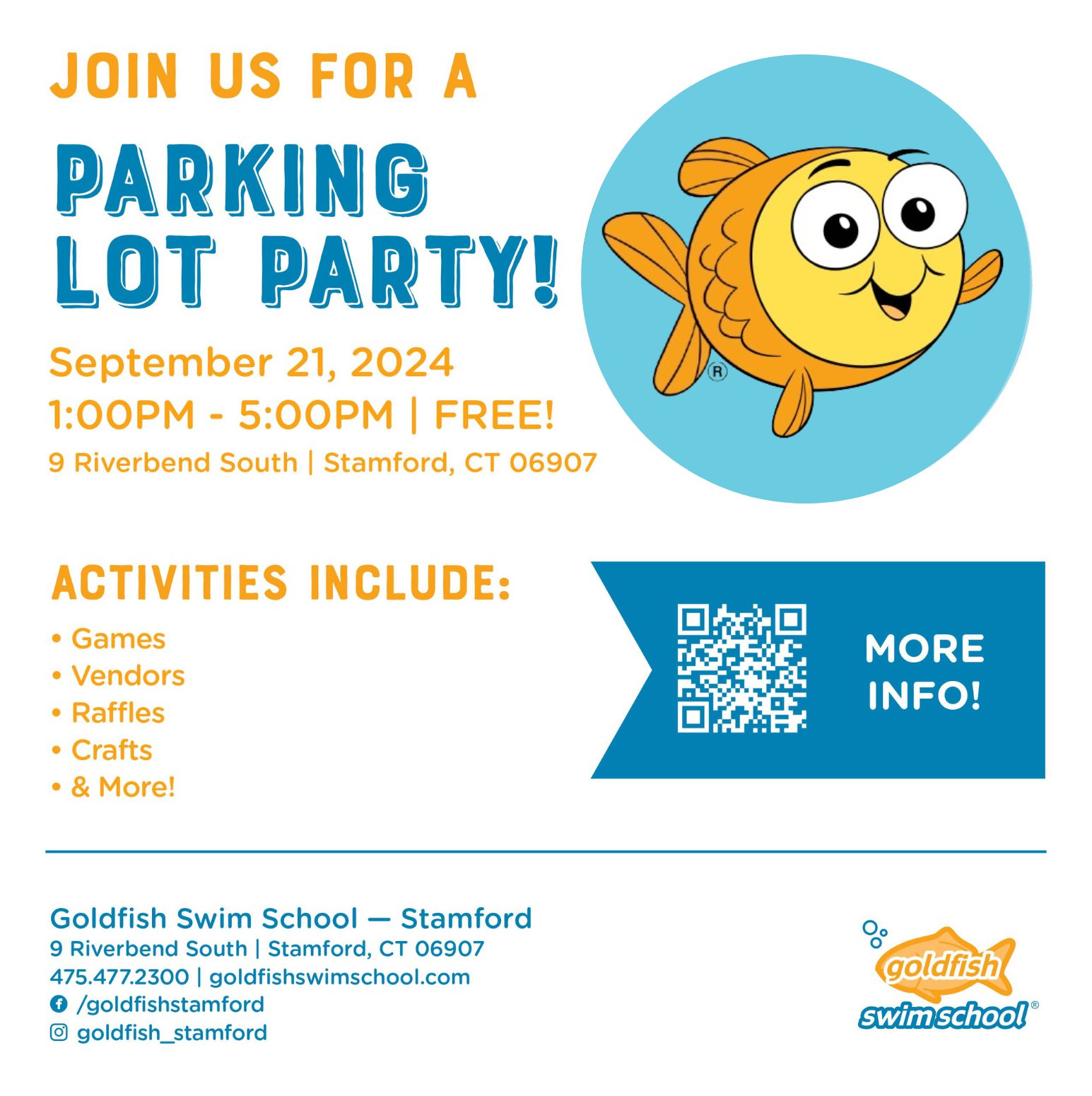 parking lot party goldfish swim school