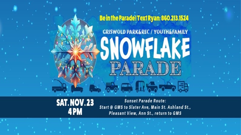 Jewett City Snowflake Parade at Veteran's Memorial Park