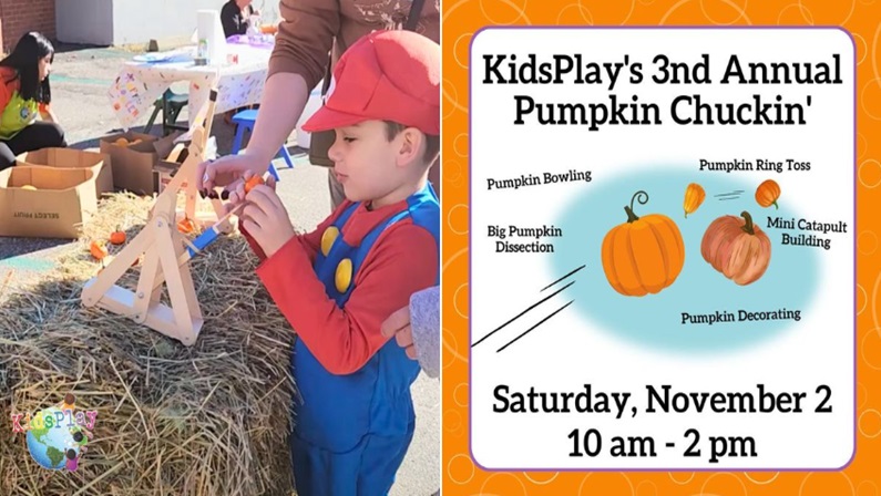 KidsPlay's 3rd Annual Pumpkin Chuckin' at KidsPlay Children's Museum