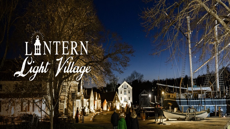 Lantern Light Village at Mystic Seaport Museum