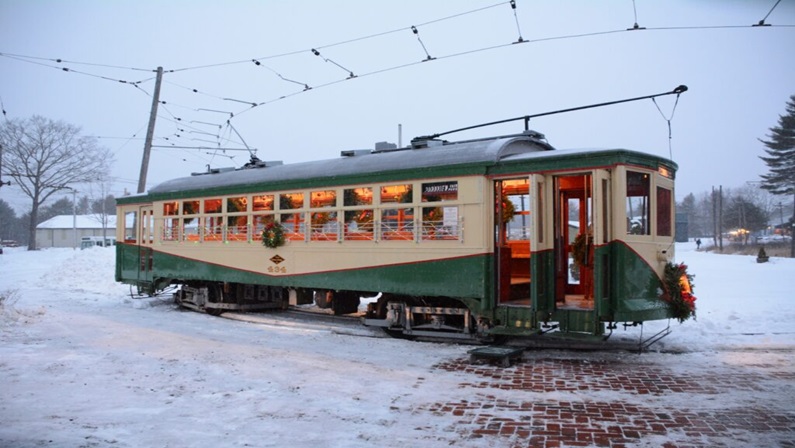 Holiday Trolley Rides & Tours During Christmas Break at the Shore Line Trolley Museum