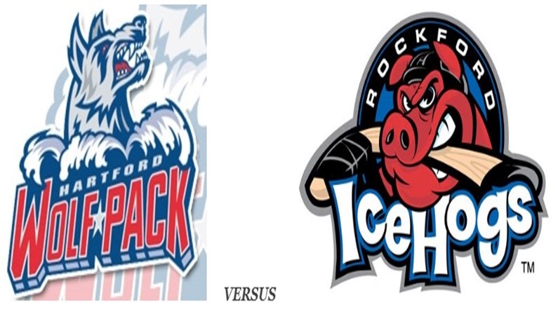 Hartford Wolf Pack vs. Rockford Icehogs at the XL Center