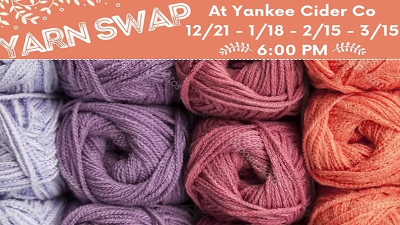 Monthly Yarn Swap at Yankee Cider Barn