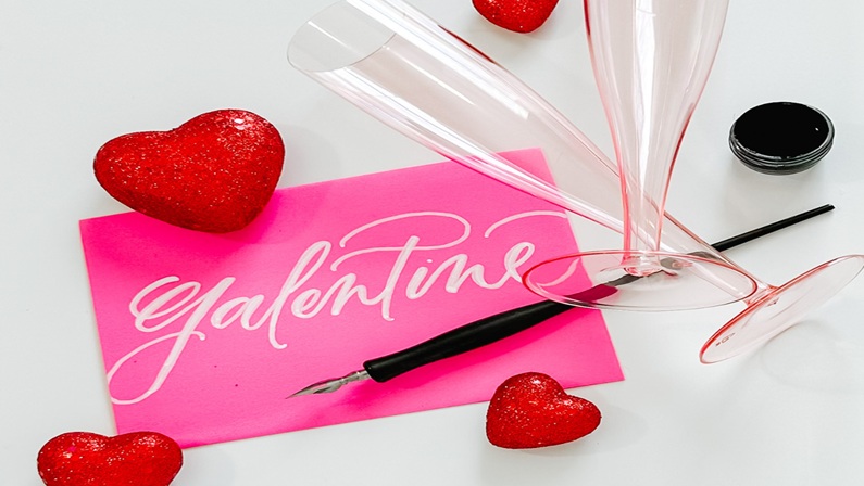 Galentine's Modern Calligraphy for Beginners at 1741 Pub & Grill