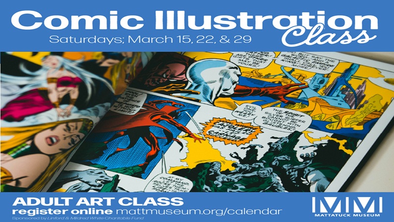 Adult Comic Illustration Class at Mattatuck Museum