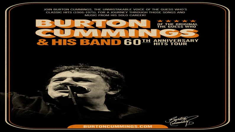 Burton Cummings 60th Anniversary Hits Tour at Ridgefield Playhouse