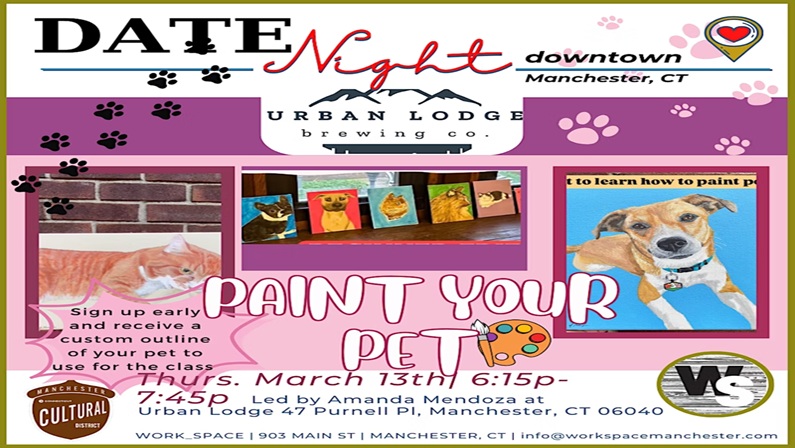 Date Night Downtown: Paint Your Pet at Urban Lodge Brewing Co.