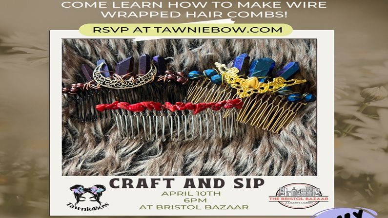 Craft & Sip: Wire Wrap Class at The Bristol Bazaar